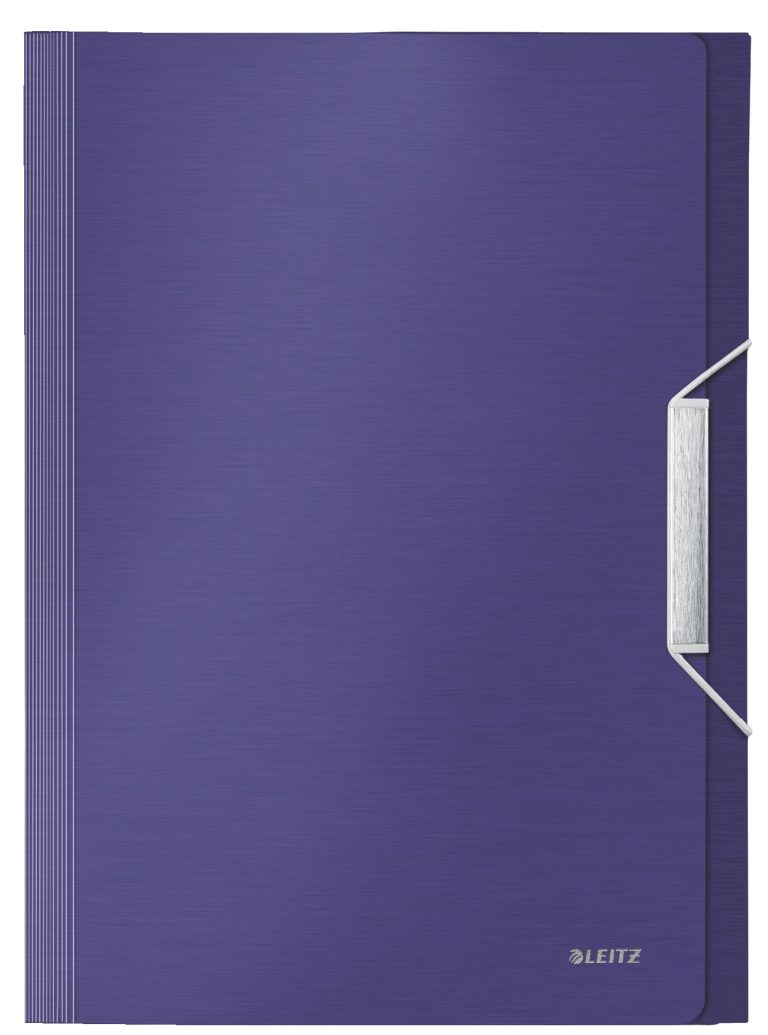 Mapa Plastic 6 Compartimente Albastru-Violet Tip Proiect Style