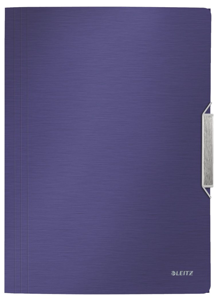 Mapa Plastic Cu Elastic Albastru-Violet Satin Style Leitz