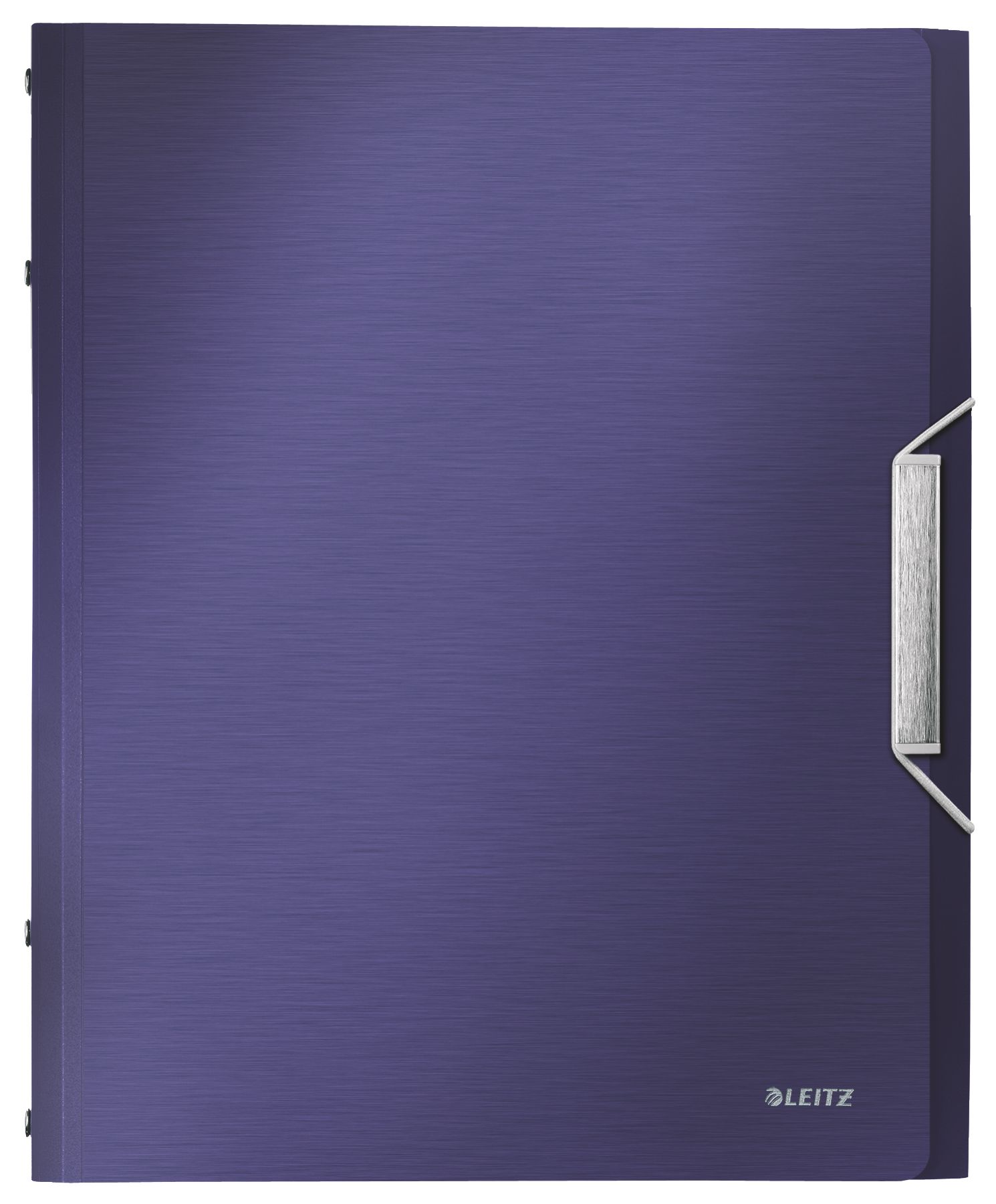 Mapa Plastic Cu Elastic 12 Compartimente Albastru-Violet Leitz