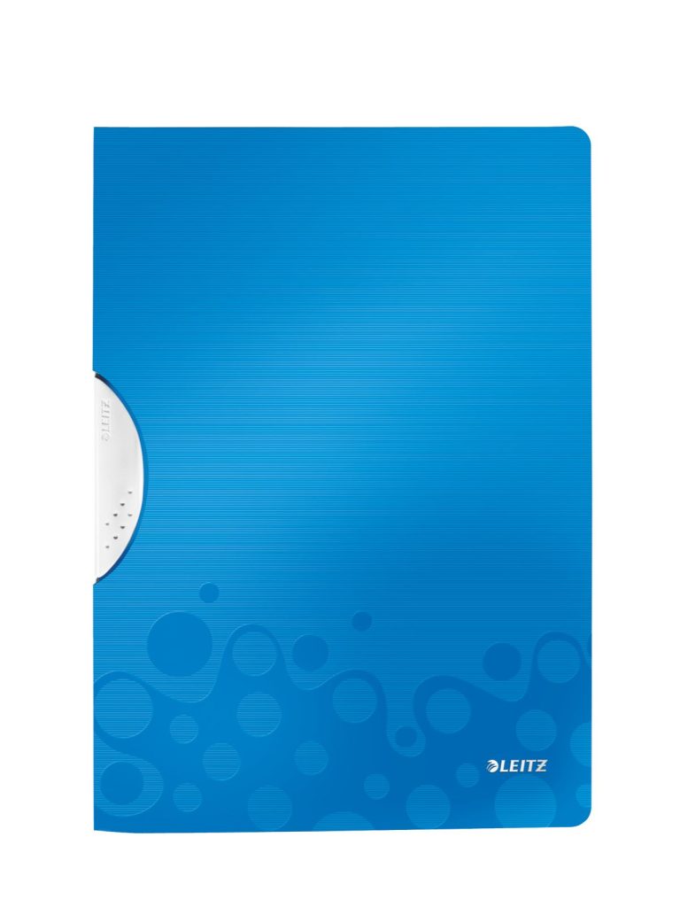 Dosar Plastic Cu Clip Albastru Metalizat Colorclip Wow Leitz