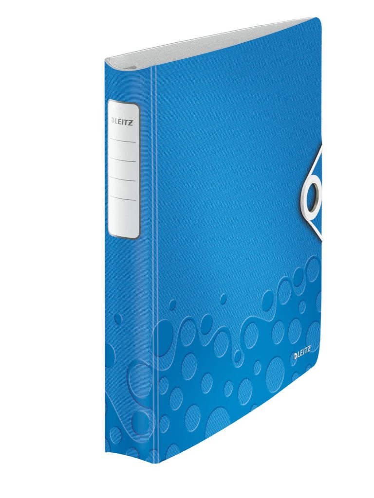 Caiet Mecanic A4 4 Inele 30mm/52mm Albastru Softclick Leitz