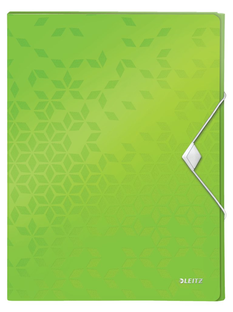 Mapa Plastic Cu Burduf 30mm Verde Wow Leitz