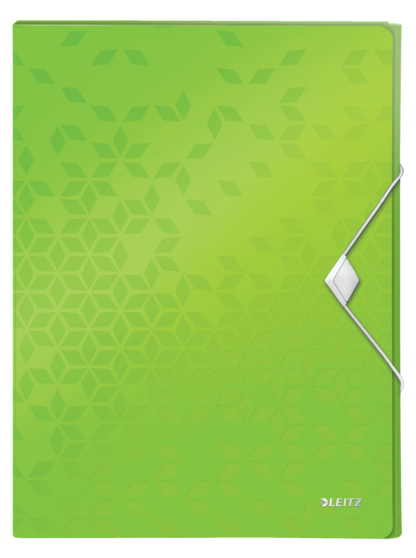 Mapa Plastic Cu Burduf 30mm Verde Wow Leitz