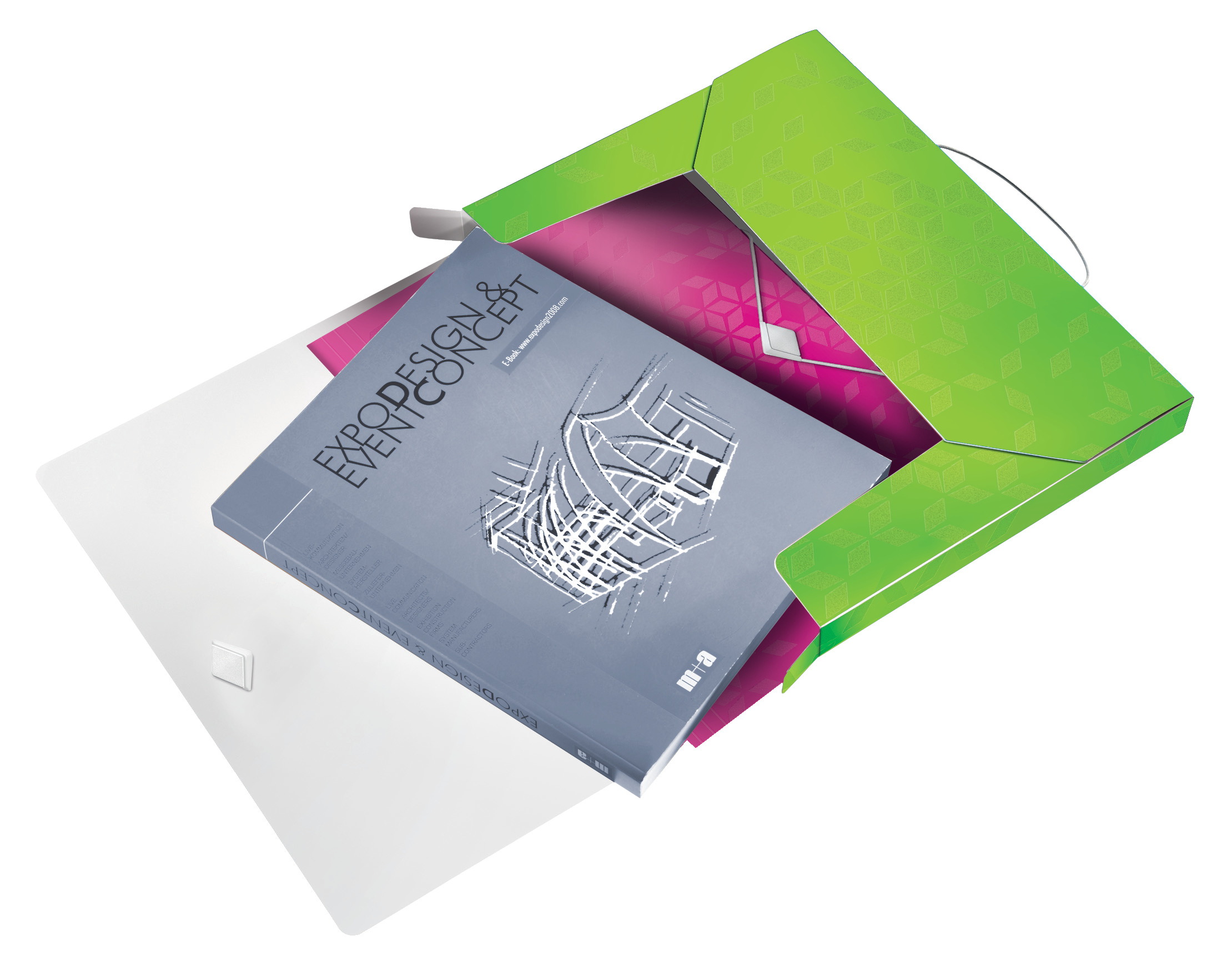 Mapa Plastic Cu Burduf 30mm Verde Wow Leitz