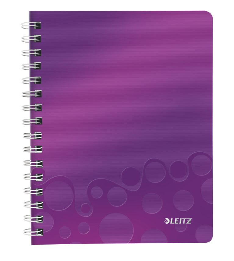 Caiet Birou Spira A5 Aritmetica Mov Coperta Pp Wow Leitz