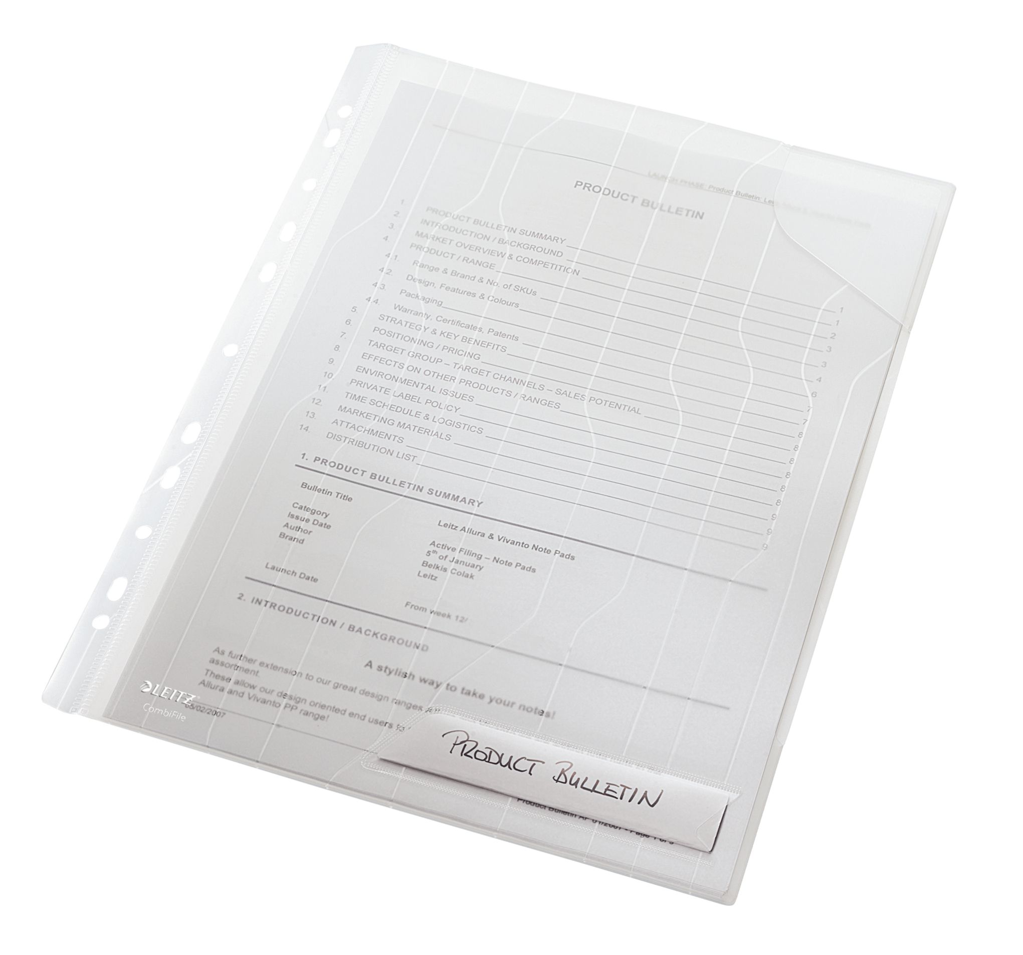 Mapa Plastic 40 Coli Transparenta 5/Set Combifile Leitz