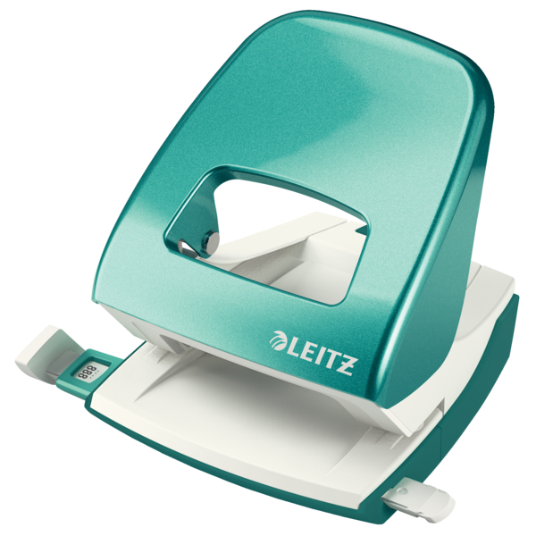 Perforator 30 Coli Model 5008 Metalic Turcoaz Wow Leitz