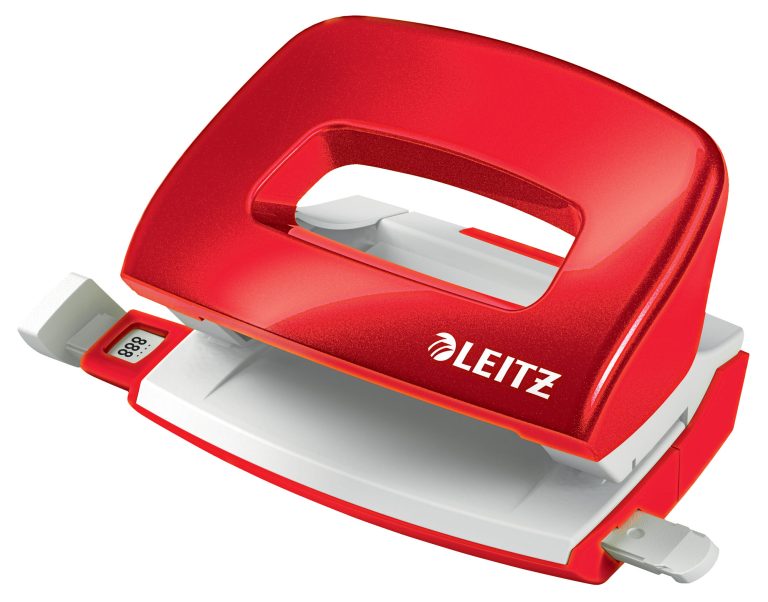 Perforator 10 Coli Model Mini 5060 Rosu Wow Leitz