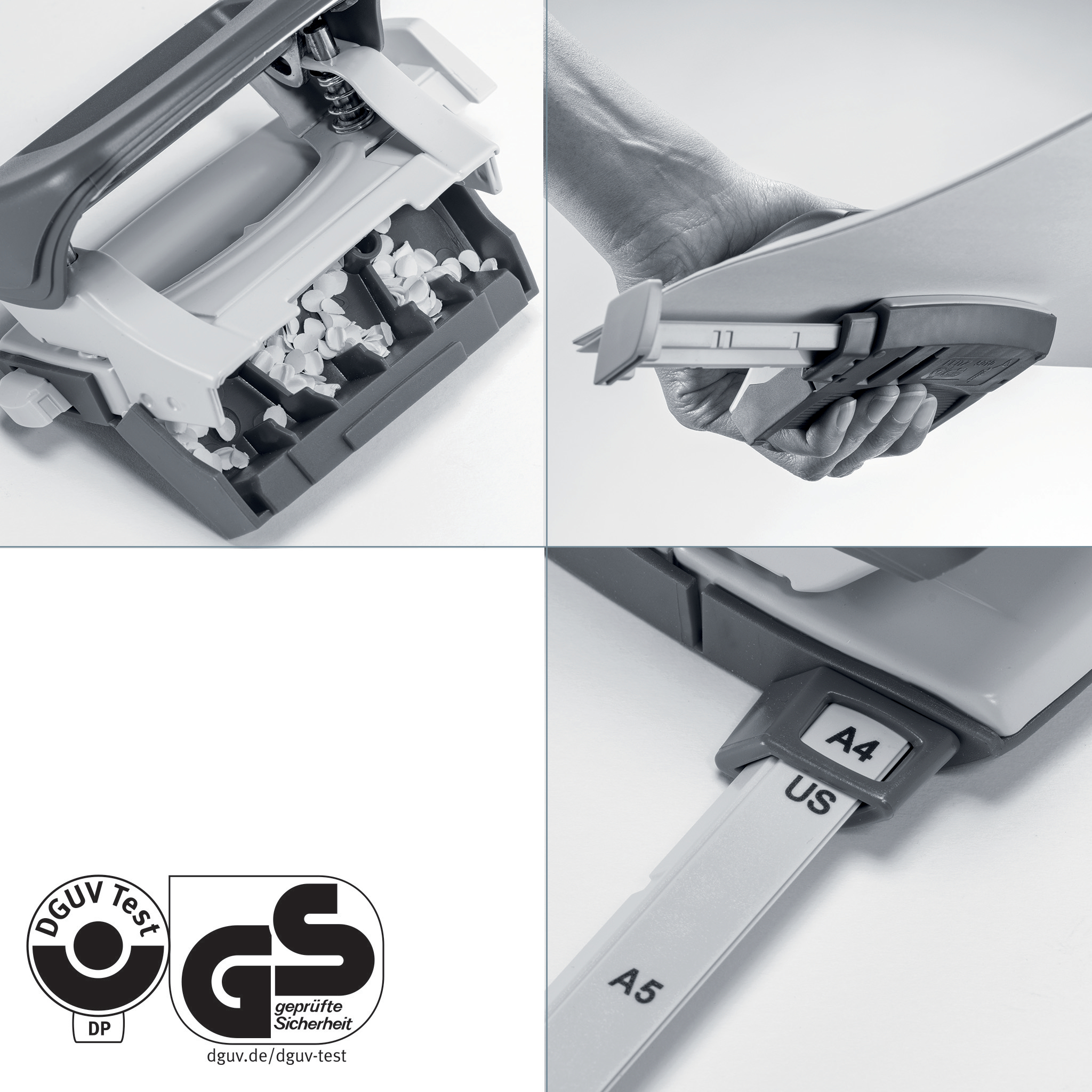 Perforator 10 Coli Model Mini 5060 Rosu Wow Leitz
