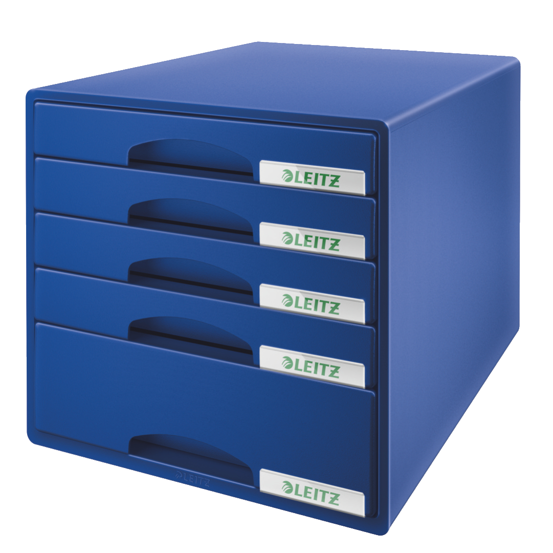 Cabinet 5 Sertare Albastru Plus Leitz