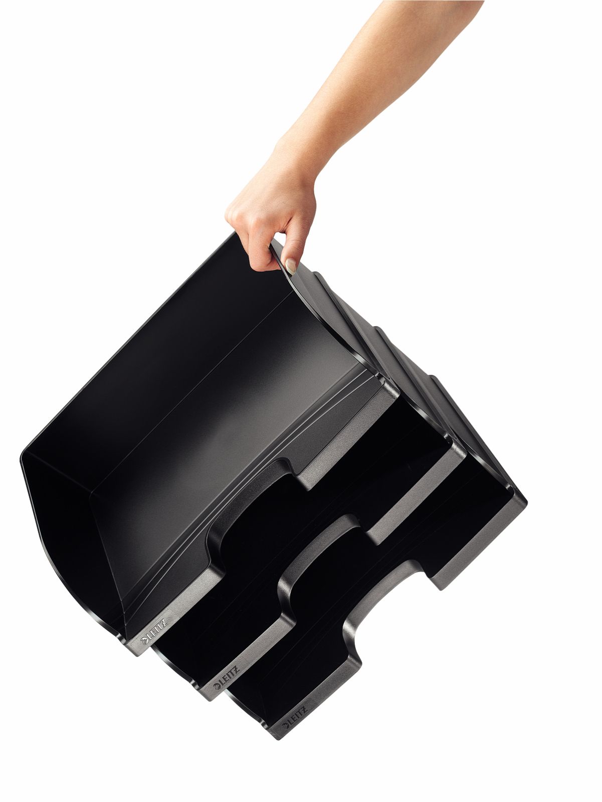 Tavita Documente Landscape Neagra Jumbo Plus Leitz