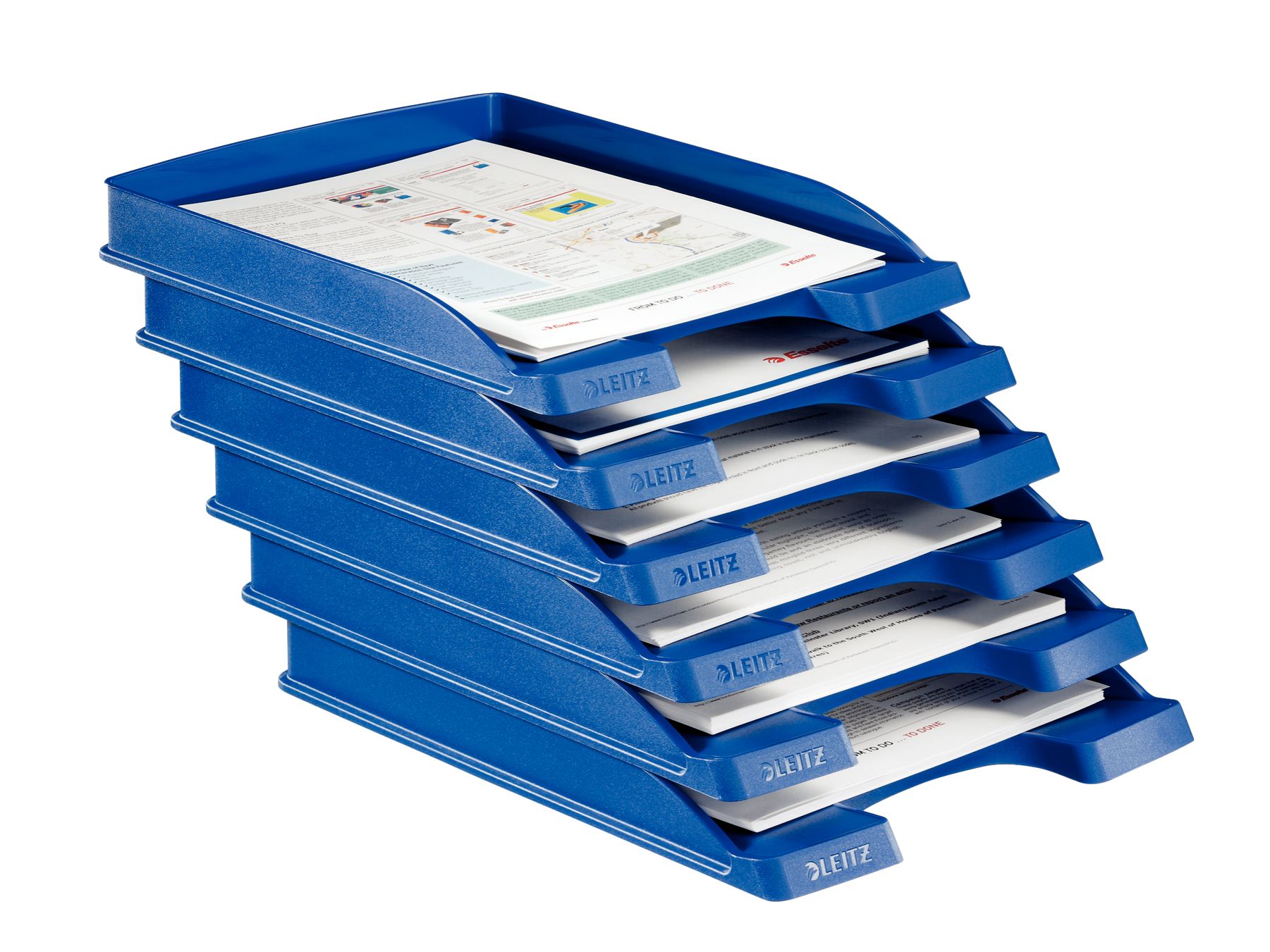 Tavita Documente Albastra Slim Plus Leitz