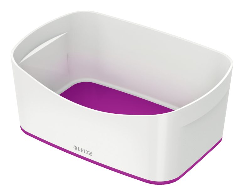 Tavita Depozitare Alb/Mov Mybox Leitz