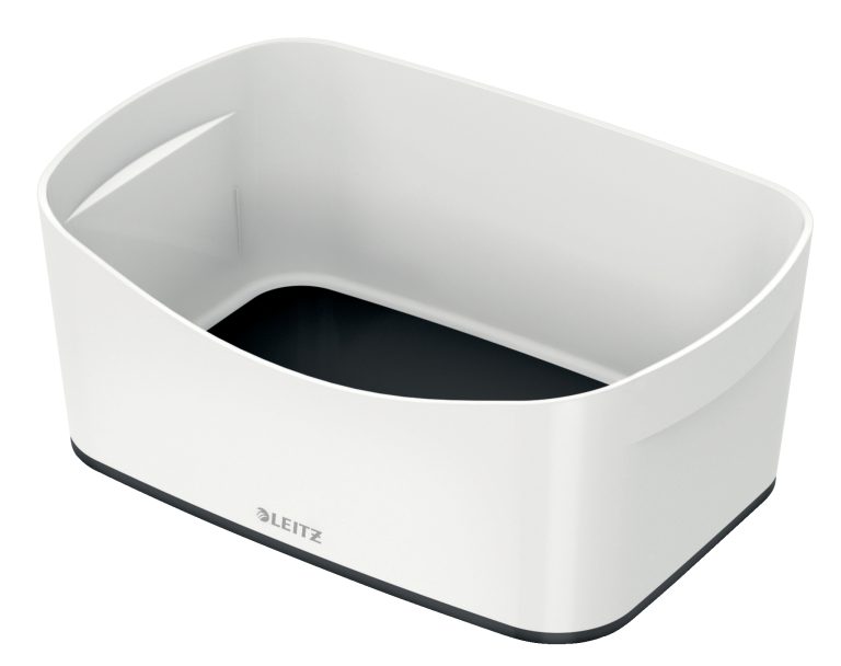 Tavita Depozitare Alb/Negru Mybox Leitz