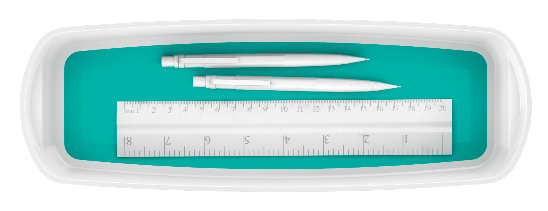 Tavita Organizer Lunga Alb/Turcoaz Mybox Leitz