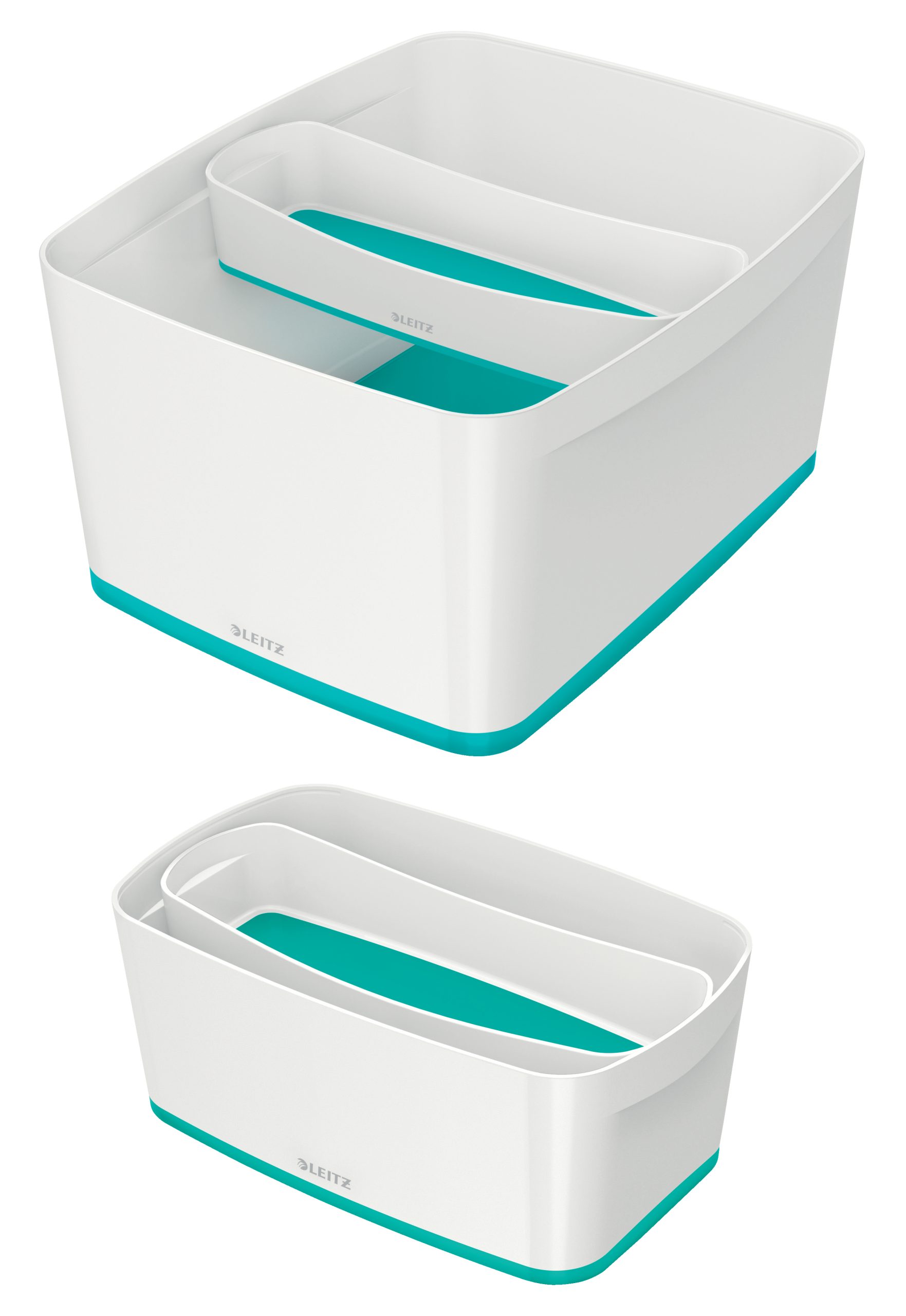 Tavita Organizer Lunga Alb/Turcoaz Mybox Leitz
