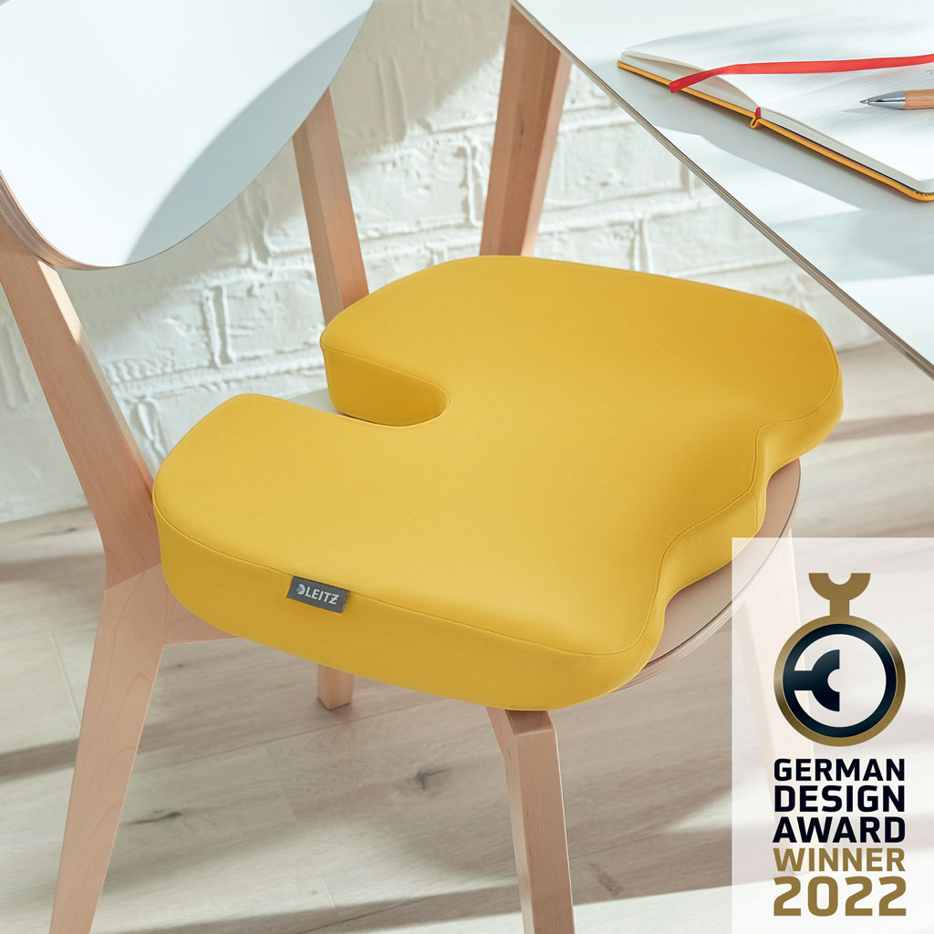 Pernuta Ergonomica Scaun Galben Chihlimbar Cosy Leitz