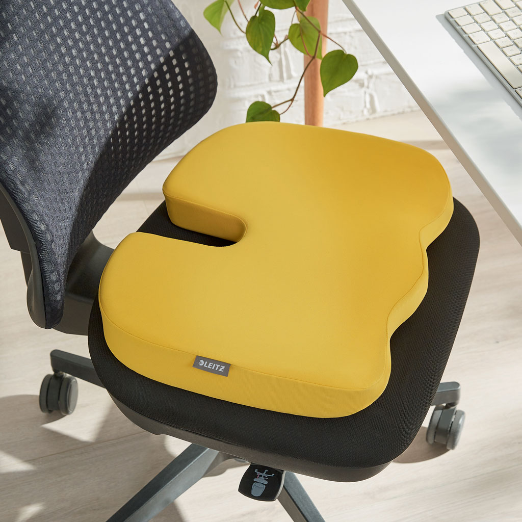 Pernuta Ergonomica Scaun Galben Chihlimbar Cosy Leitz