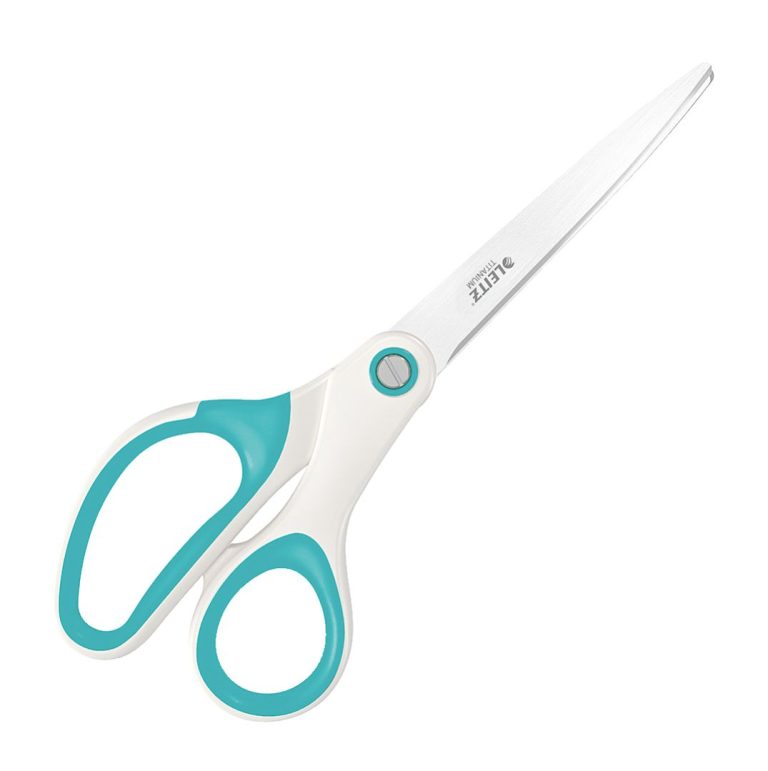 Foarfeca Birou 20.5cm Turcoaz Metalizat Wow Titanium Leitz