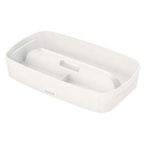 Tavita Organizer Alba Mica Cu Maner Mybox Leitz