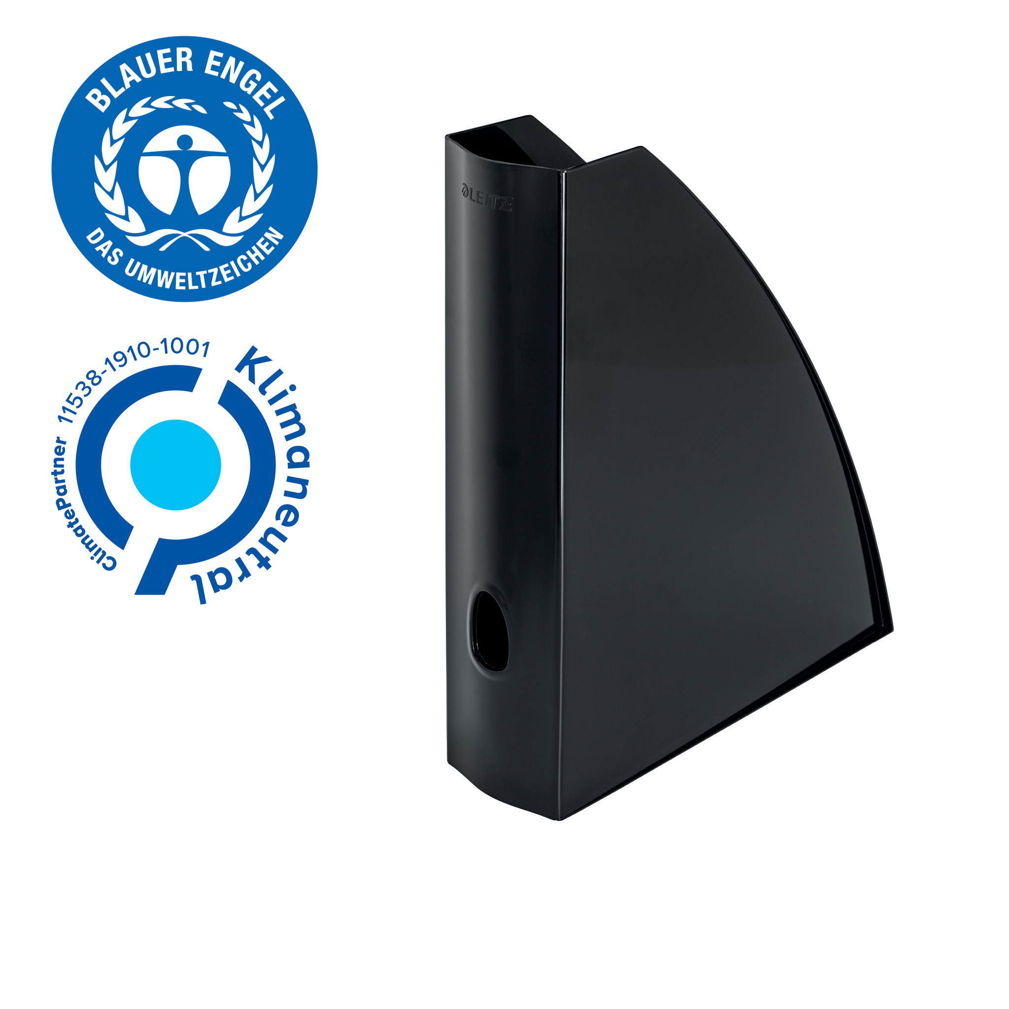Suport Documente Plastic Negru Recycle Leitz