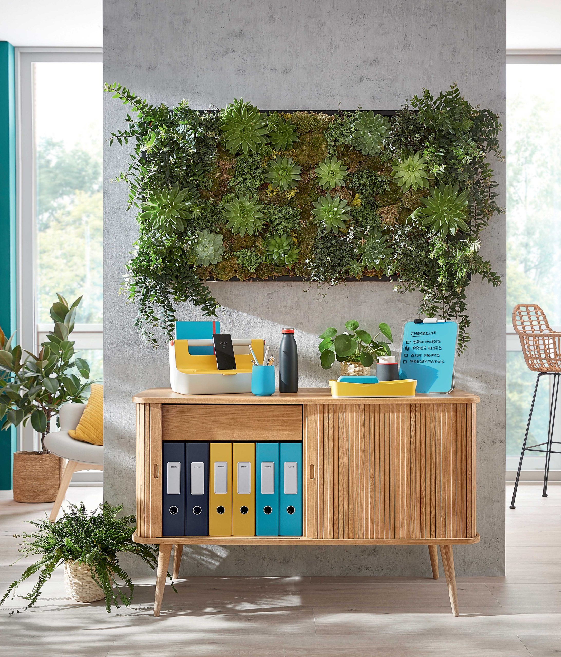 Foarfeca Birou 20.5cm Albastru Celest Cosy Leitz