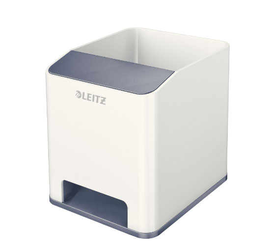 Suport Instrumente Scris Amplif Sunet Alb Perlat Leitz