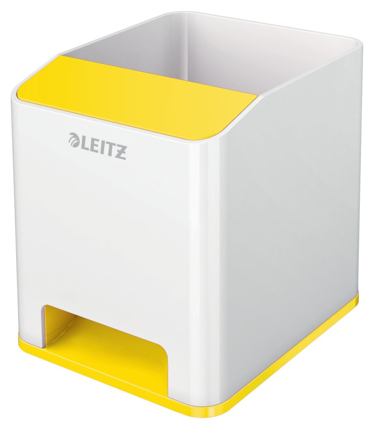 Suport Instrumente De Scris Amplif Sunet Galben/Alb Wow Leitz