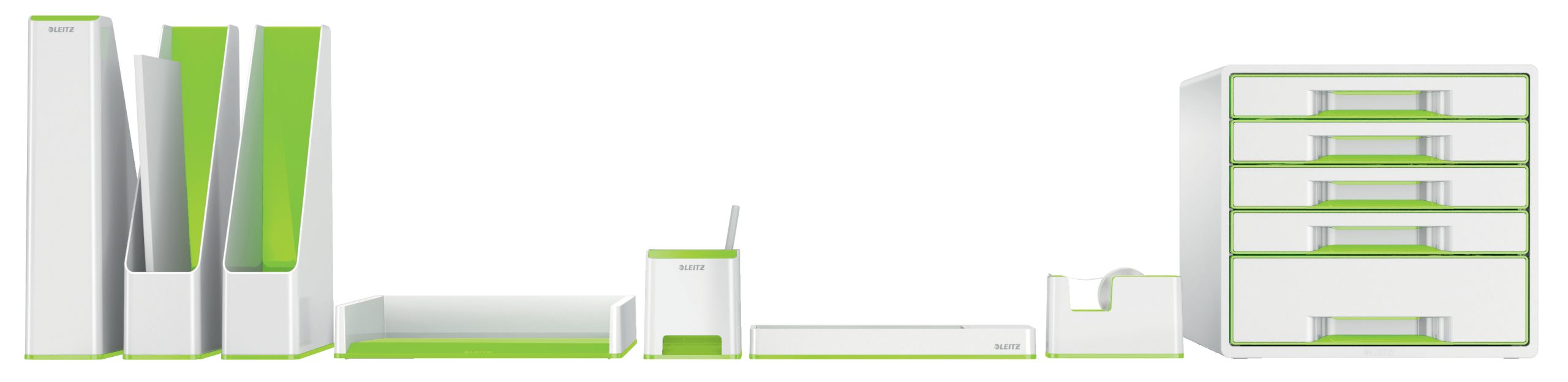 Suport Instrumente Scris Amplif Sunet Verde/Alb Wow Leitz