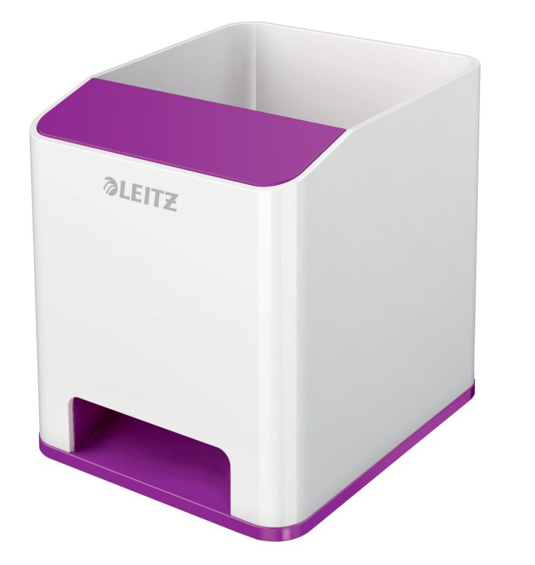 Suport Instrumente De Scris Amplif Sunet Mov/Alb Wow Leitz