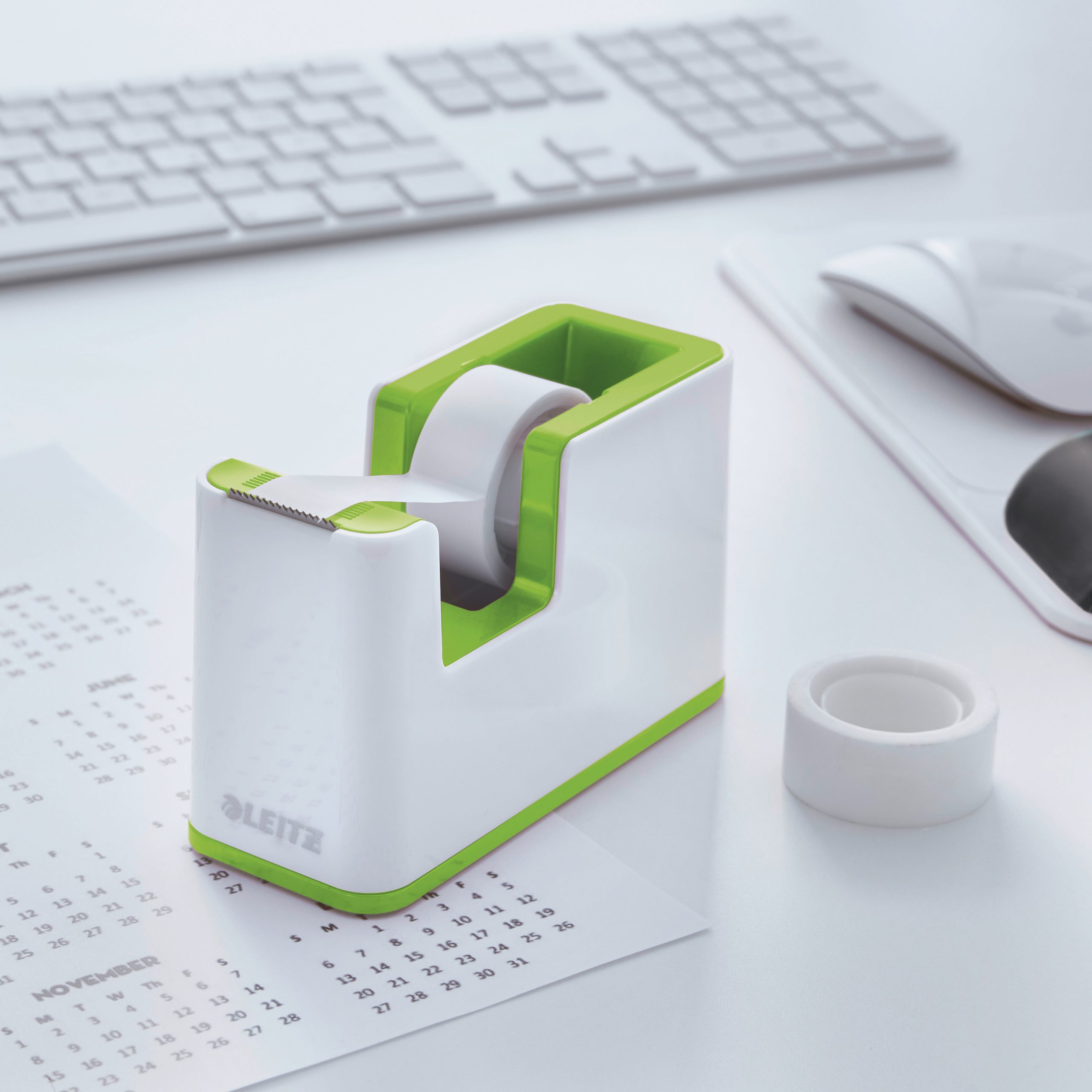 Dispenser Banda Adeziva 19mm*33M Verde/Alb Wow Leitz
