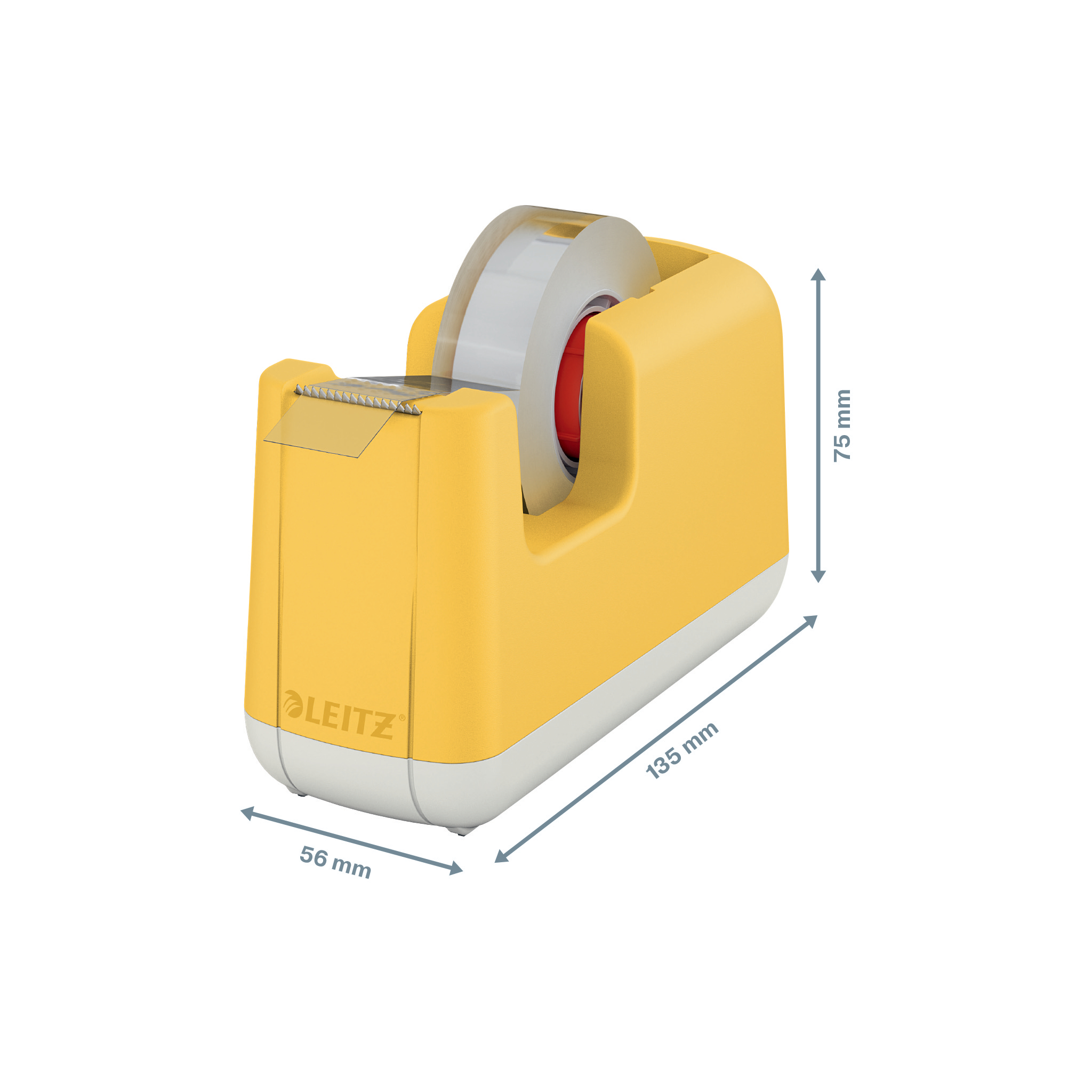 Dispenser Banda Adeziva 19mm X 33 M Galben Chihlimbar Cosy Leitz