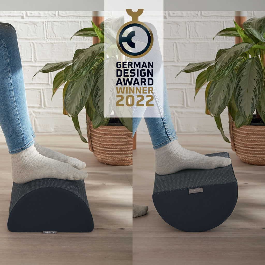 Suport Ergonomic Pentru Picioare Gri Antracit Cosy Leitz