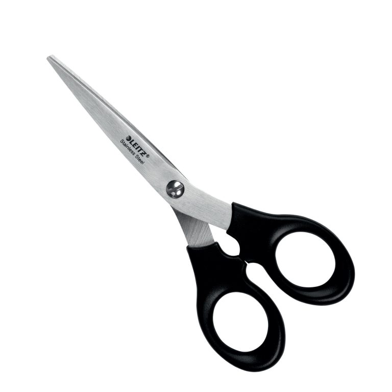 Foarfeca Birou 16.5cm Neagra Otel Inoxidabil Leitz