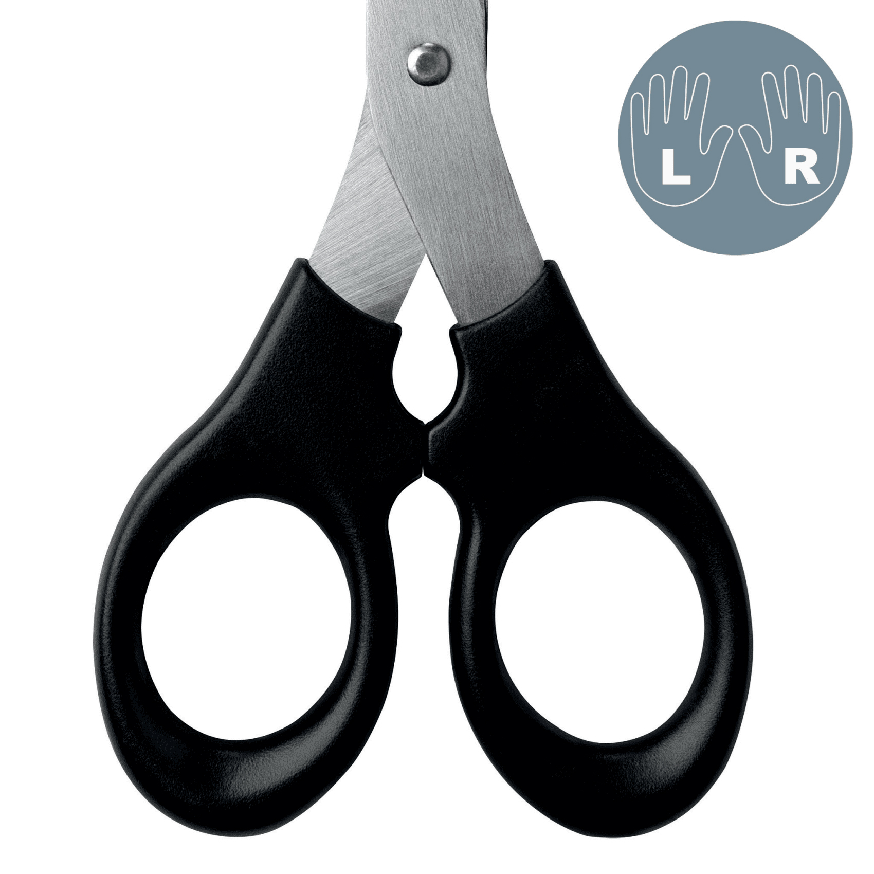 Foarfeca Birou 16.5cm Neagra Otel Inoxidabil Leitz
