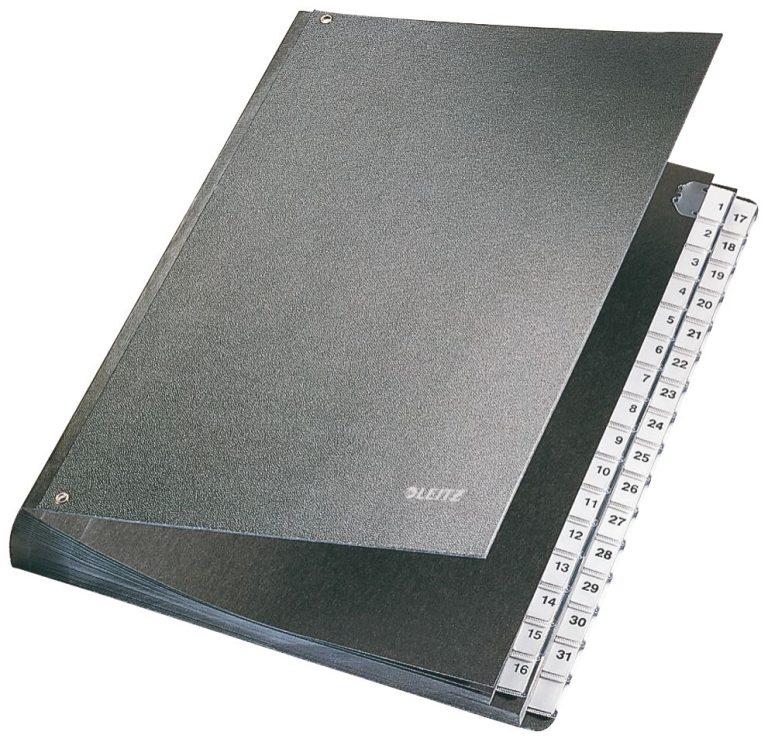 Mapa Semnaturi 1-31 Neagra Leitz