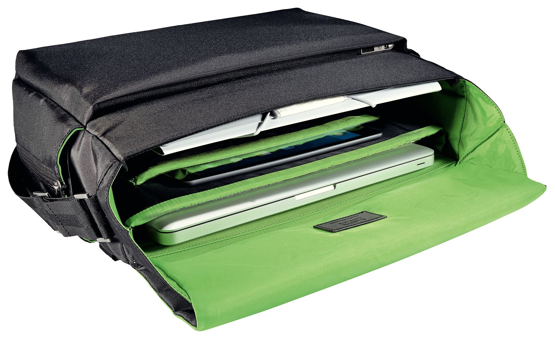 Geanta De Umar Comp Laptop 15.6'' Neagra Messenger Leitz