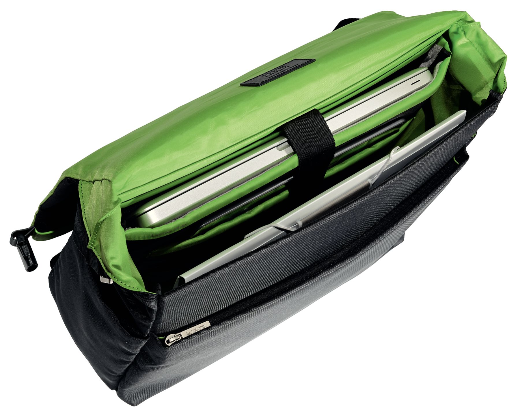 Geanta De Umar Comp Laptop 15.6'' Neagra Messenger Leitz
