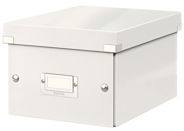 Cutie Depozitare Mica Alba Click&Store Leitz