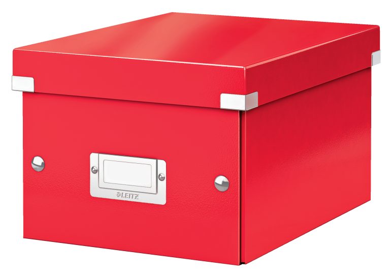 Cutie Depozitare Mica Rosie Click&Store Leitz