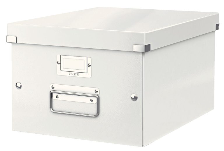 Cutie Depozitare Medie Alba Click&Store Leitz