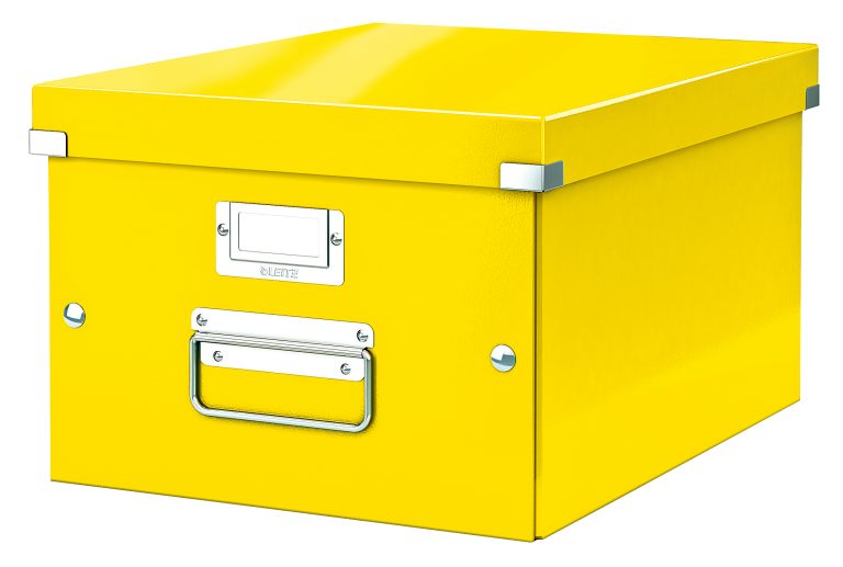 Cutie Depozitare Medie Galbena Click&Store Leitz