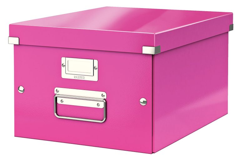 Cutie Depozitare Medie Roz Click&Store Leitz