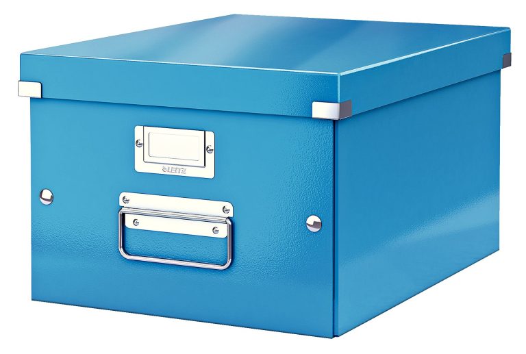 Cutie Depozitare Medie Albastra Click&Store Leitz