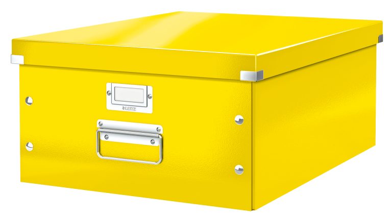 Cutie Depozitare Mare Galbena Click&Store Leitz