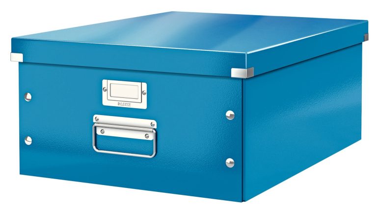 Cutie Depozitare Mare Albastra Click&Store Leitz