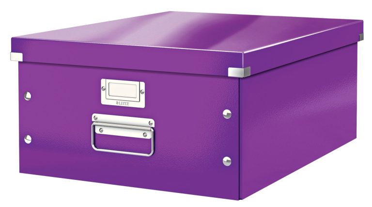 Cutie Depozitare Mare Mov Click&Store Leitz