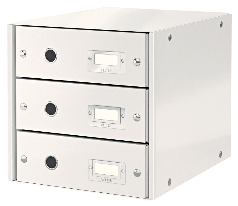 Cabinet 3 Sertare Alb Click&Store Leitz