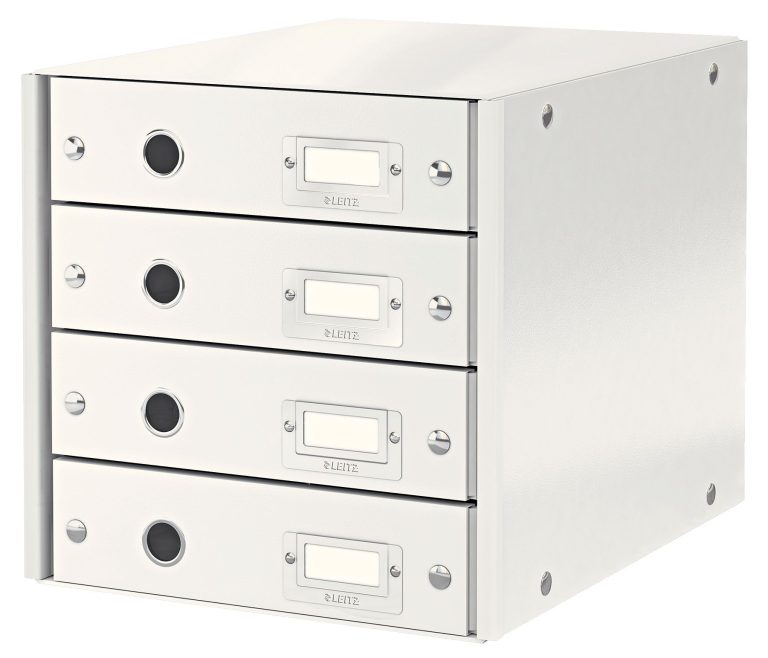 Cabinet 4 Sertare Alb Click&Store Leitz