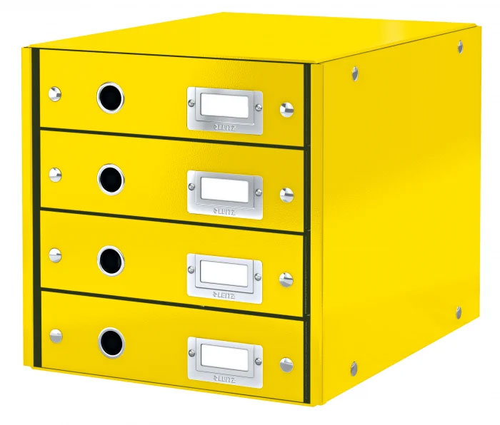 Cabinet 4 Sertare Galben Click&Store Leitz